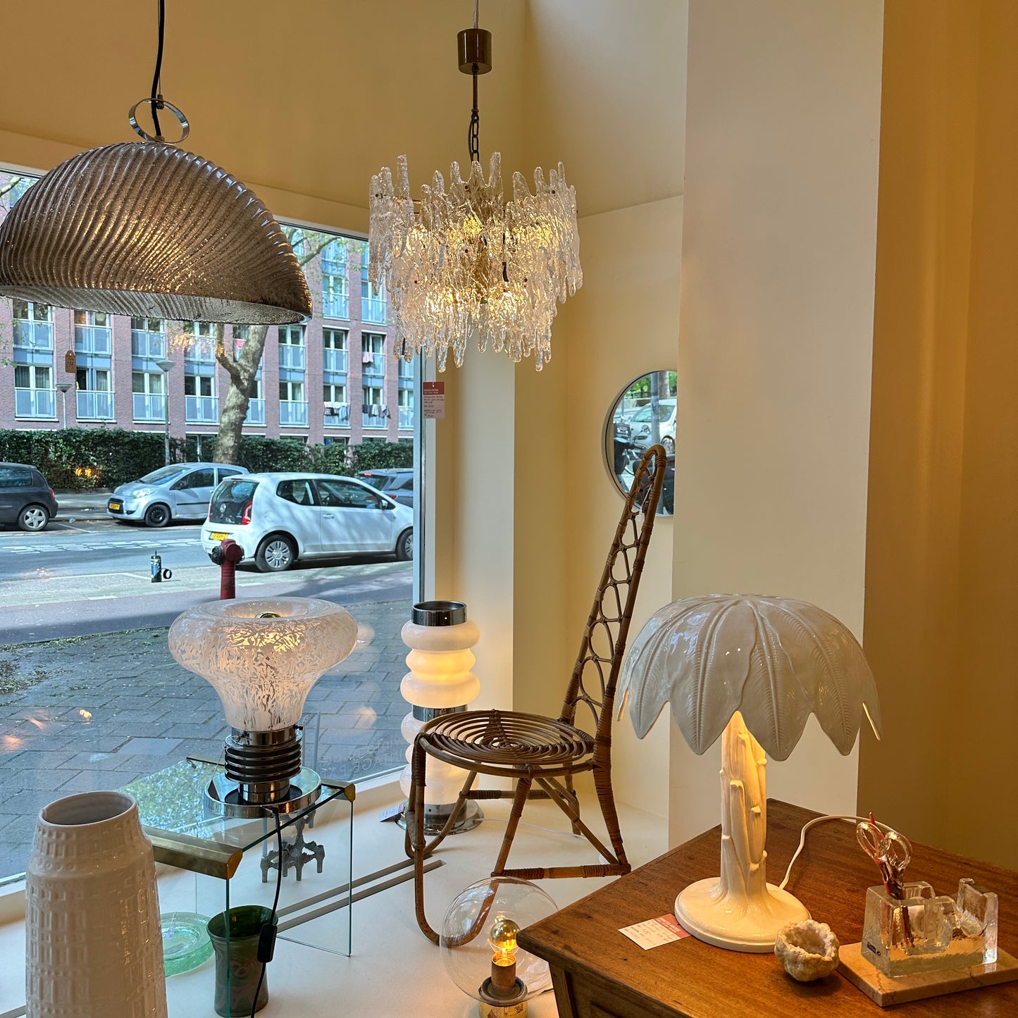 Zeroquattro Milano a Murano ice glass chandelier