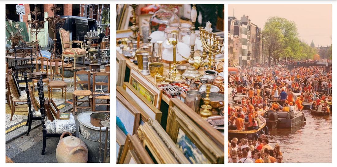 King's Day flea market tips: here you can find the best vintage items in Amsterdam.