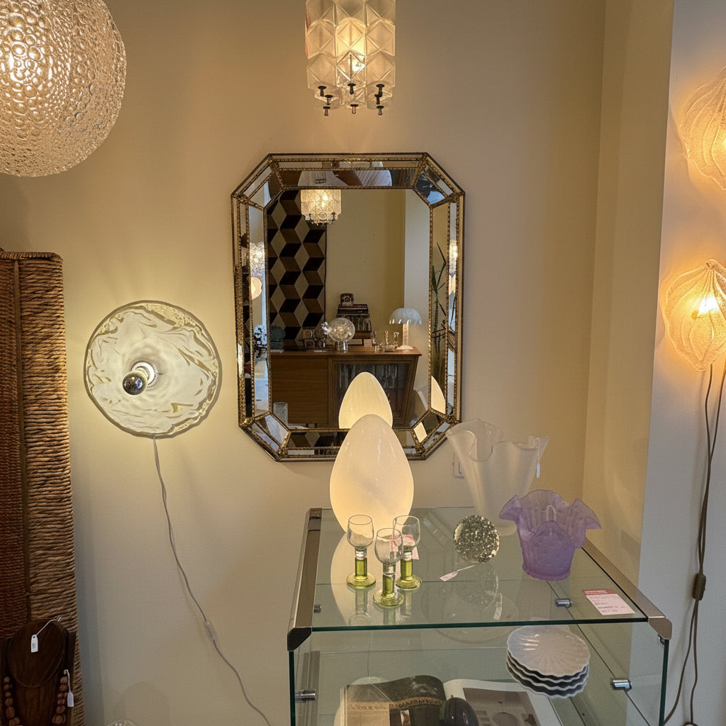 1980s Spanish Octagon mirror