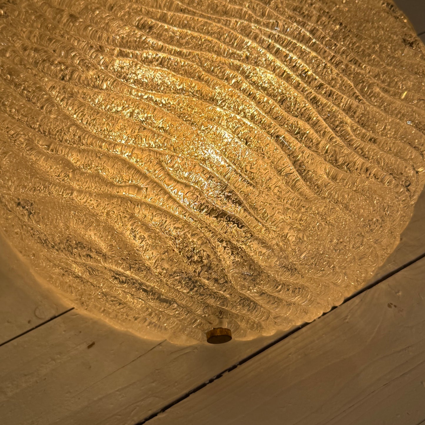 Jaren '60 Kaiser ijssglas plafondlamp