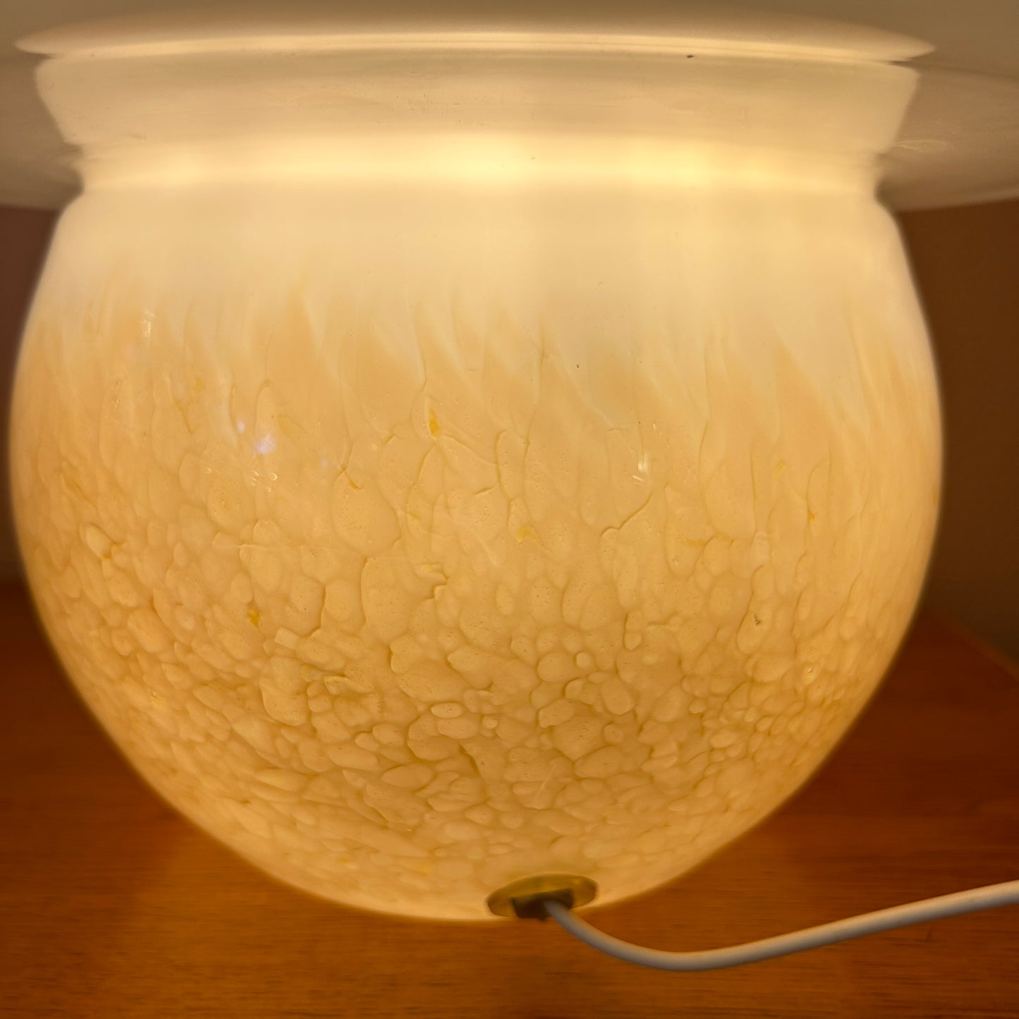 Murano mushroom table lamp