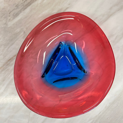 Cute pink and blue dish