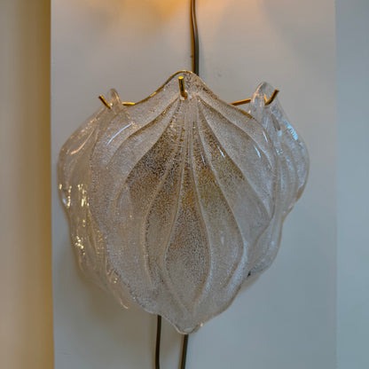Pair of Murano glass wall sconces by Novaresi, 1970s