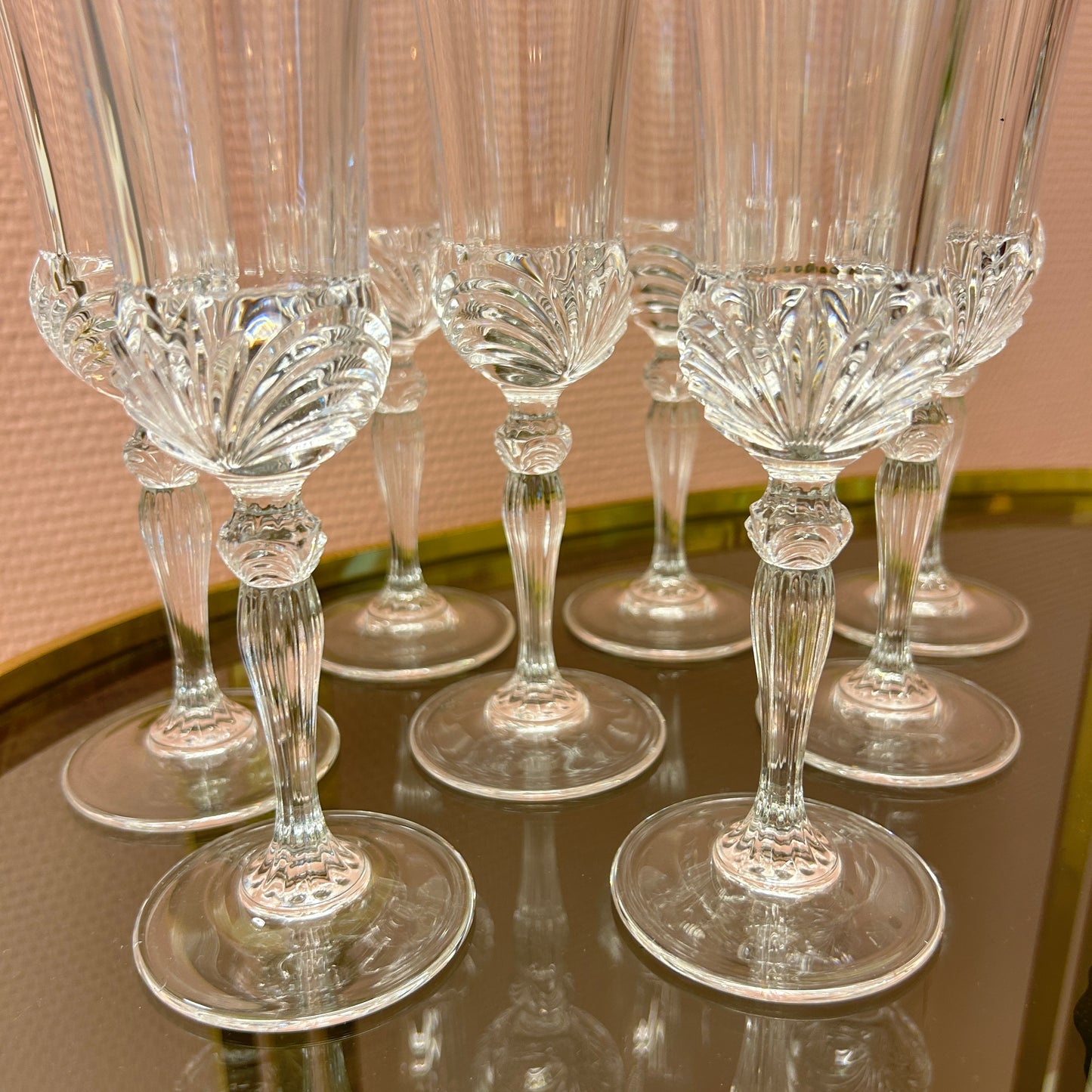 Champaign flutes -  RCR Cristalleria Italiana