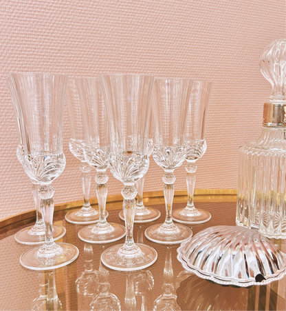 Champaign flutes -  RCR Cristalleria Italiana