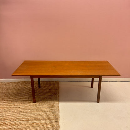 Mid-Century Rectangular Wooden Coffee Table