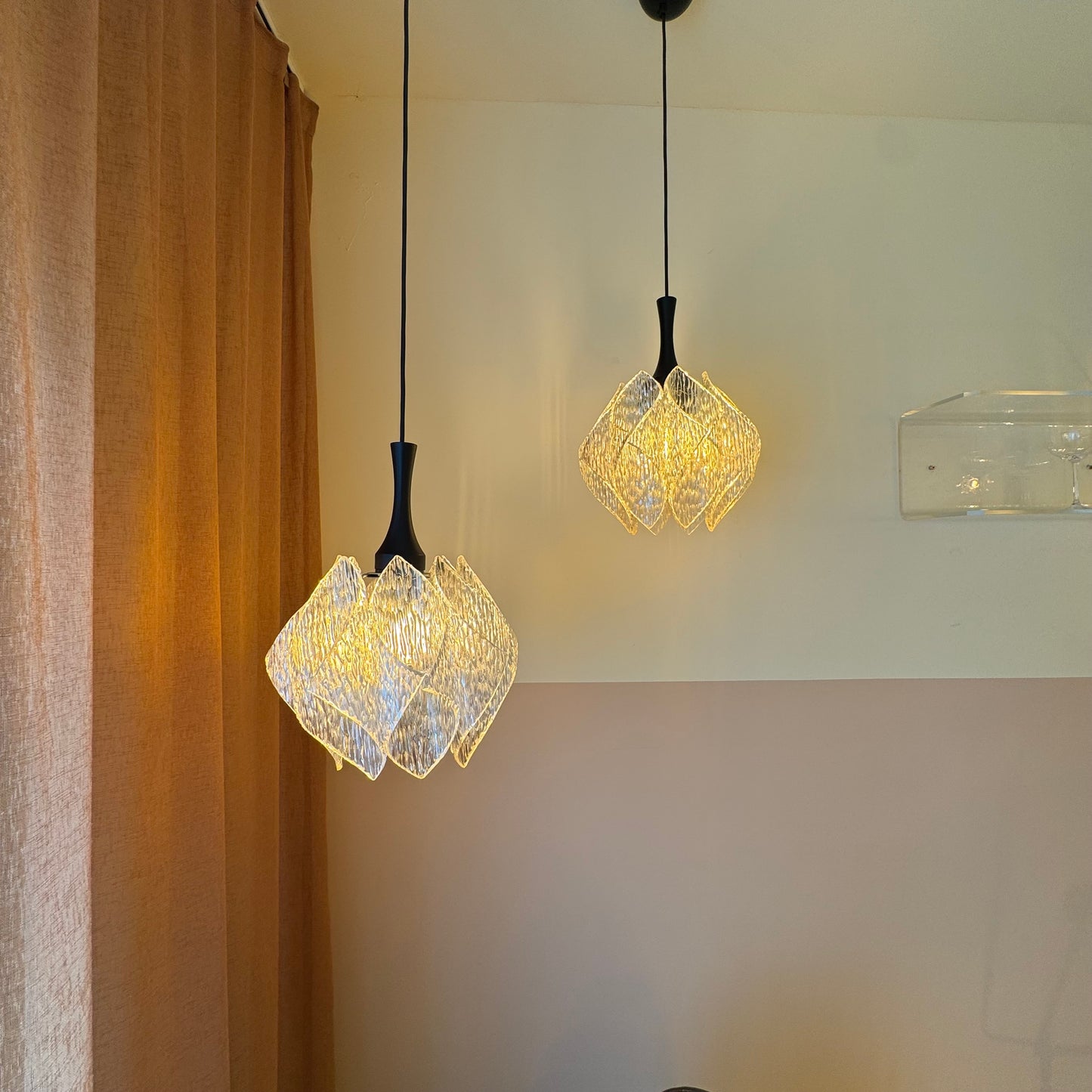1970s Marbach Acrylic Pendant Light