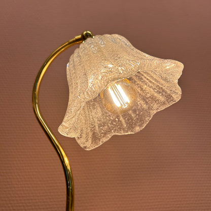 Glass flower tablelamp - Murano glass