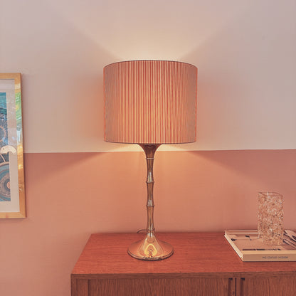 Ingo Maurer brass 'bamboo' table lamp