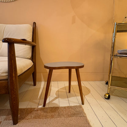 Mid Century kidney shaped sidetable