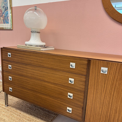 Mid Century sideboard with chrome details