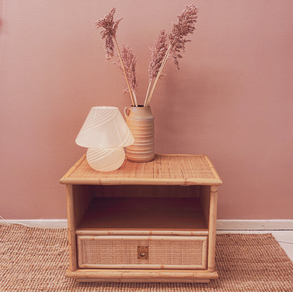 1970 Dal Vera nightstand bamboo