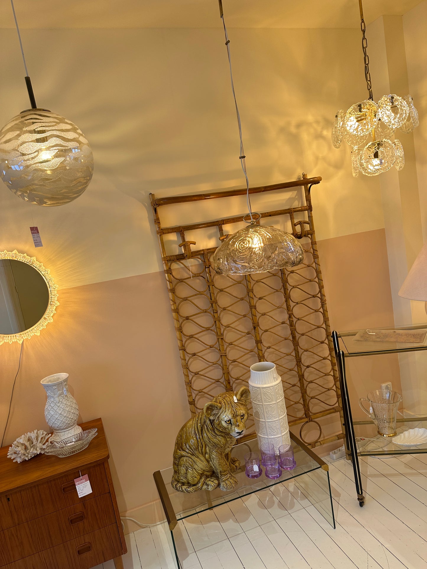 Italiaanse hanglamp van Muranoglas van La Murrina