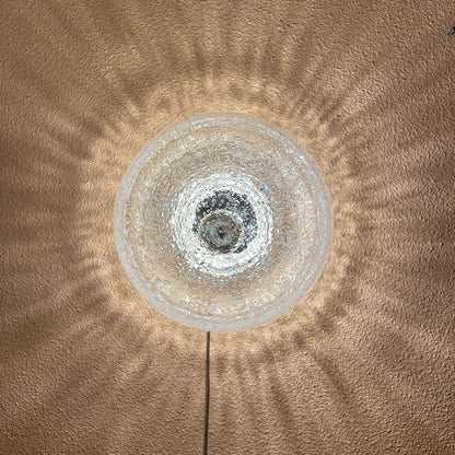 Heavy glass bubble ceiling / wall light