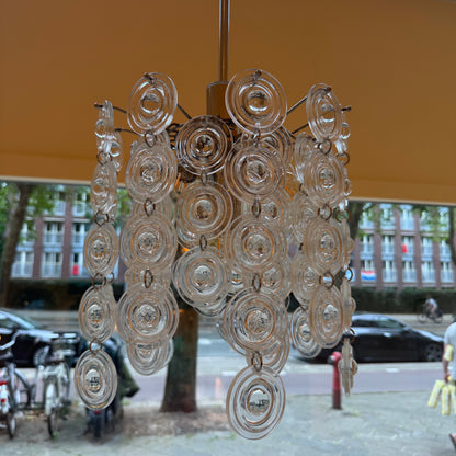 Gaetano Sciolari “Saturn” glass chandelier