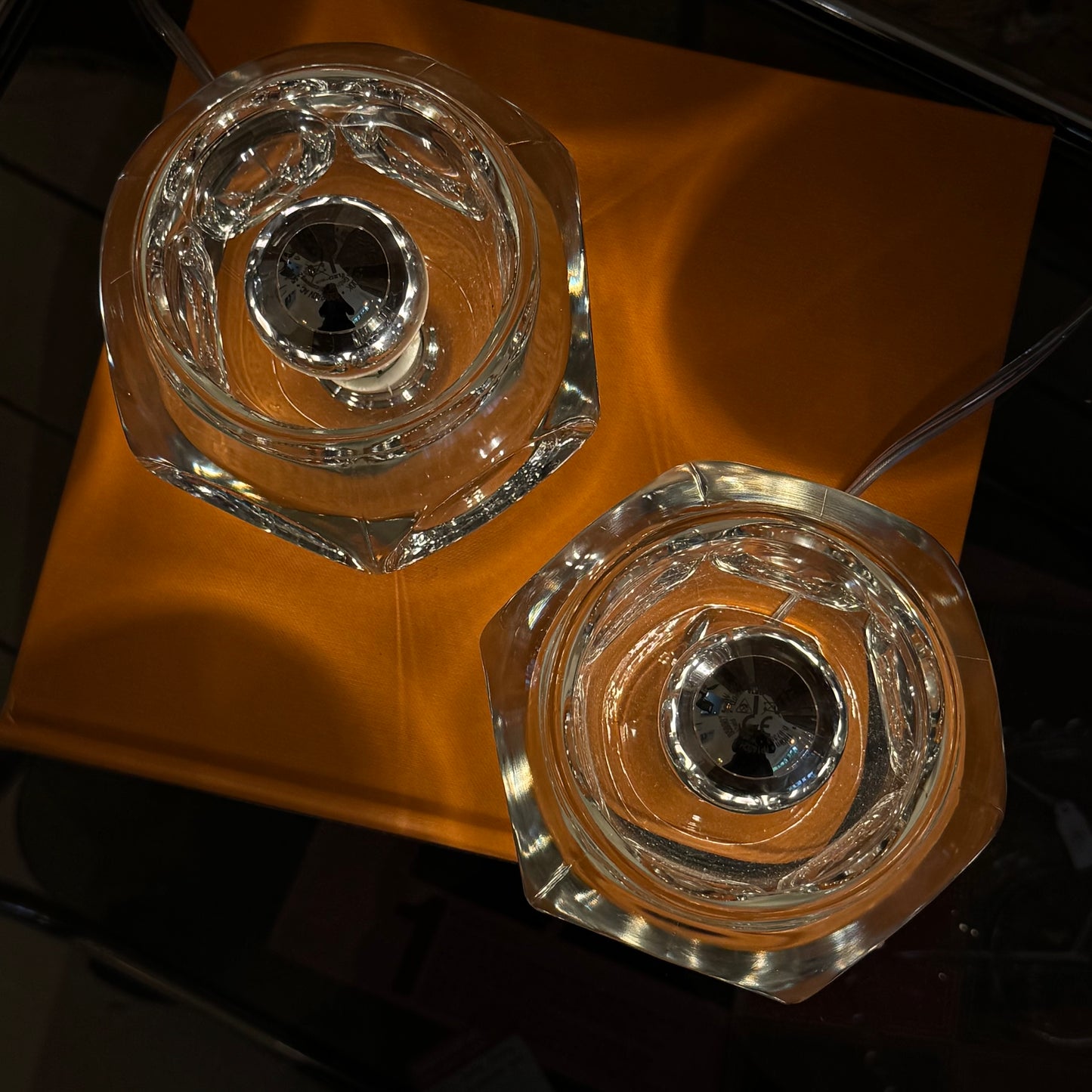 Peill & Putzler Sculptural Glass Table Lamp