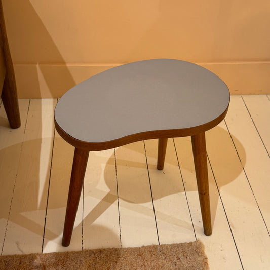 Mid Century kidney shaped sidetable