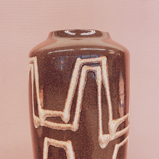 Brown West Germany vase