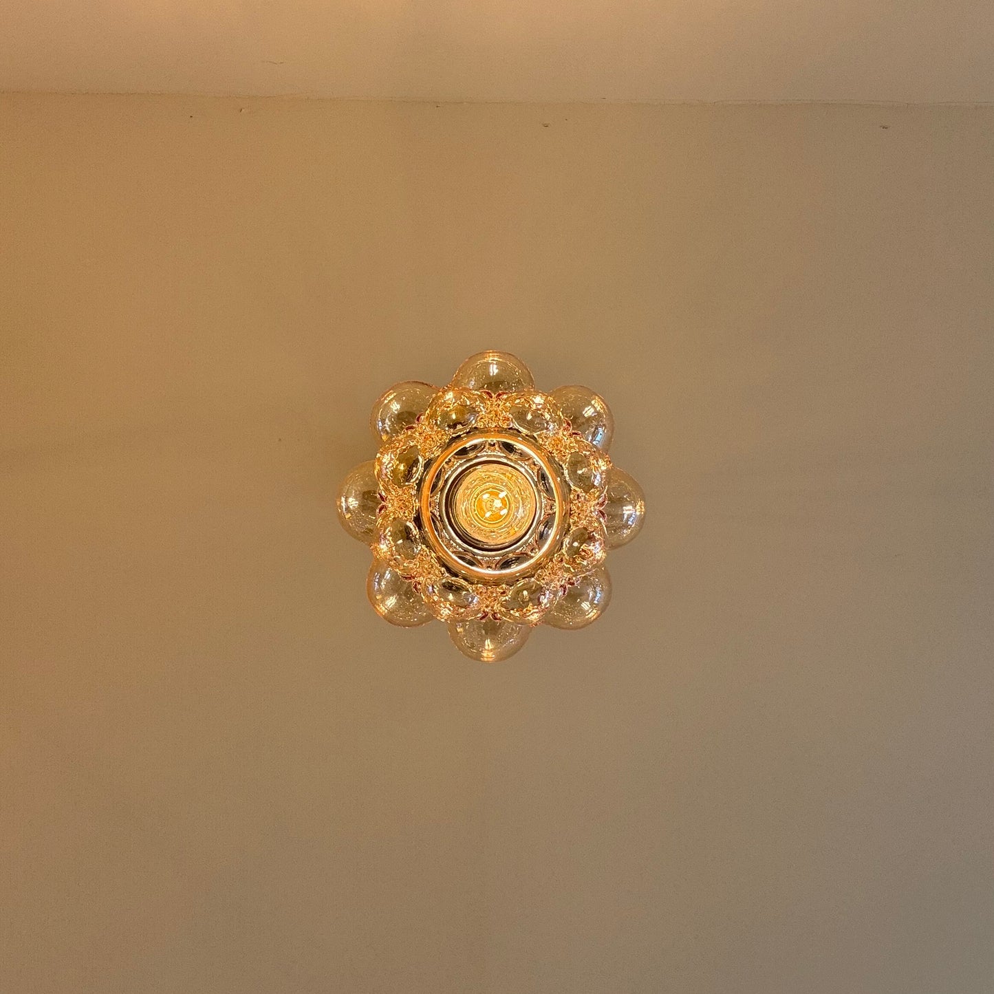 Helena Tynell amber bubble pendant light
