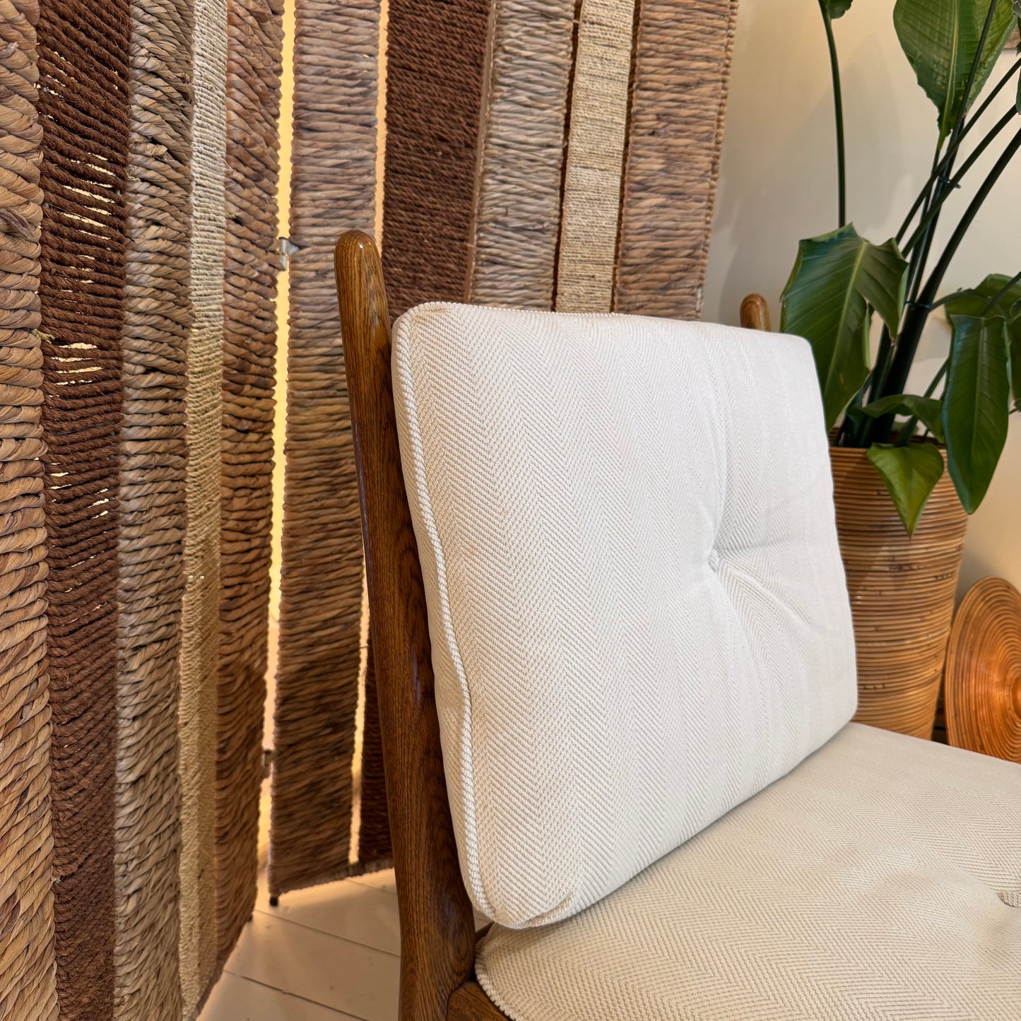 1970s Oak Lounge Chair