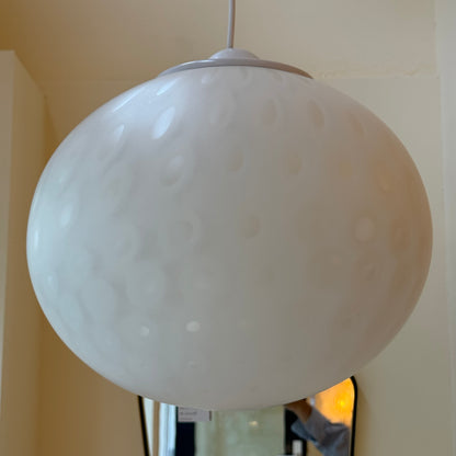 Peill & Putzler white glass opal globe pendant
