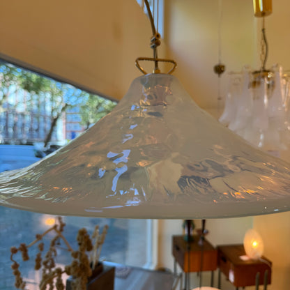 Italian opaline Murano glass pendant light