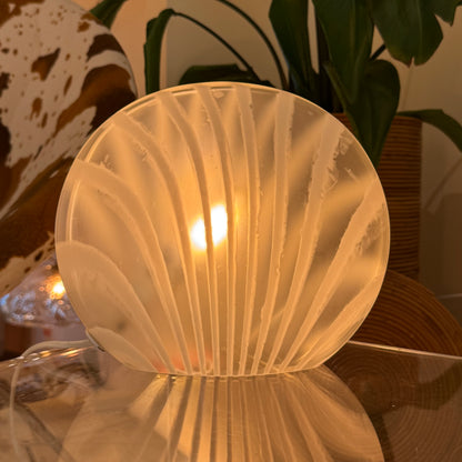 Peill & Putzler zebra glass table lamp