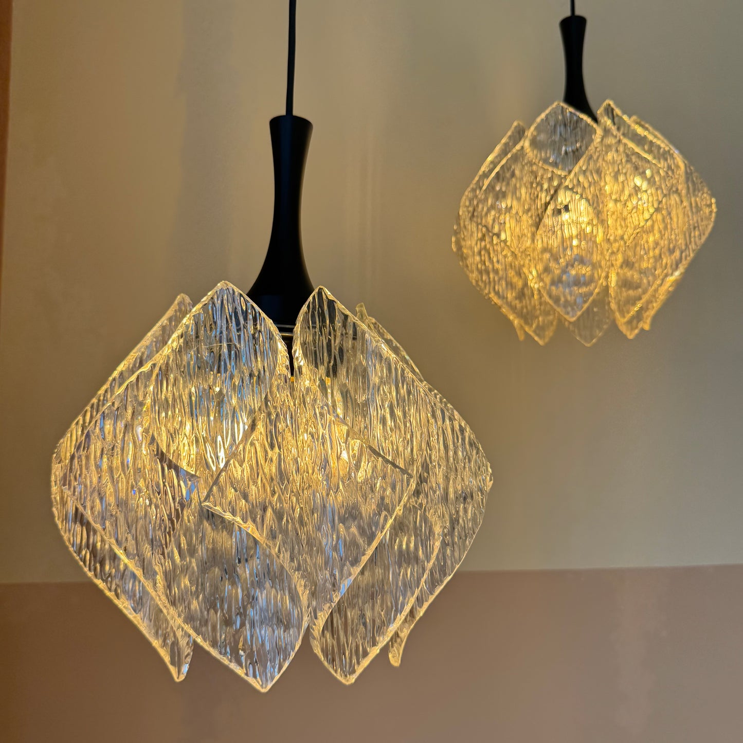 1970s Marbach Acrylic Pendant Light