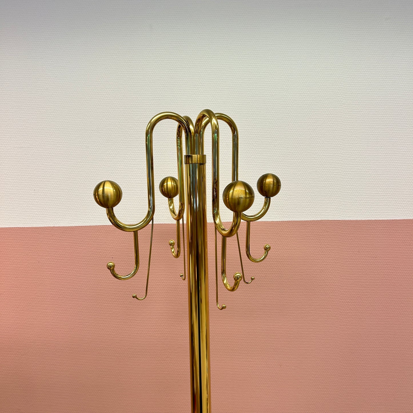 Italian brass coathanger