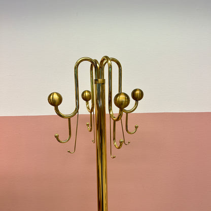 Italian brass coathanger