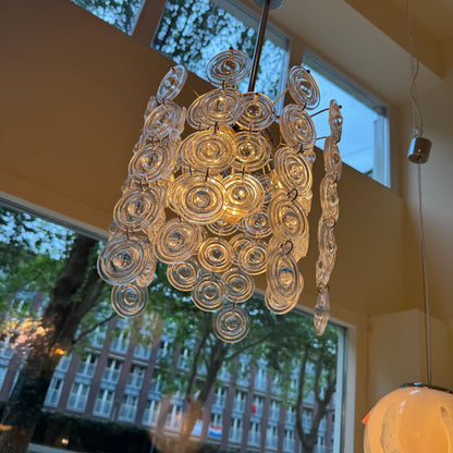 Gaetano Sciolari “Saturn” glass chandelier