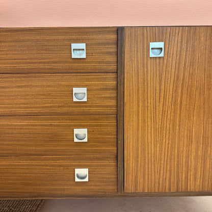 Mid Century sideboard with chrome details