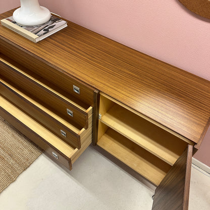 Mid Century sideboard with chrome details