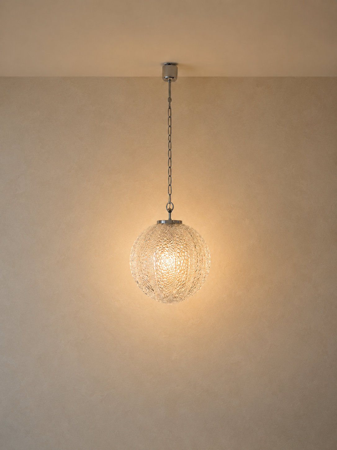 Hustaat Bubble Glass Pendant 1960s