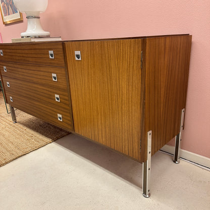 Mid Century sideboard with chrome details