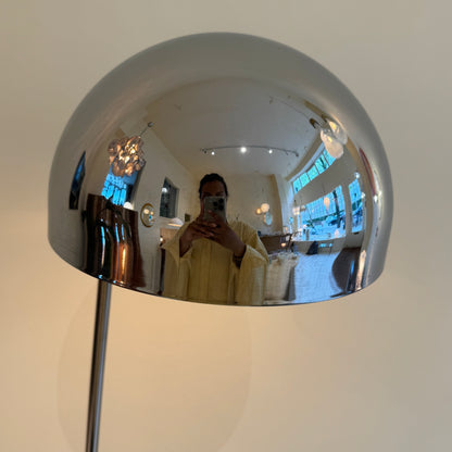 Mid-century inspired Philips chrome standing lamp