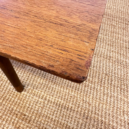 Mid-Century Rectangular Wooden Coffee Table