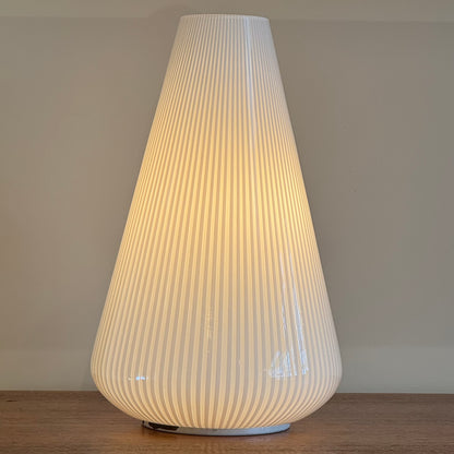 Italiaanse Murano glazen conische tafellamp