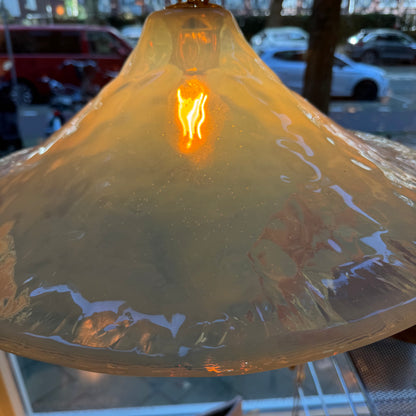 Italian opaline Murano glass pendant light
