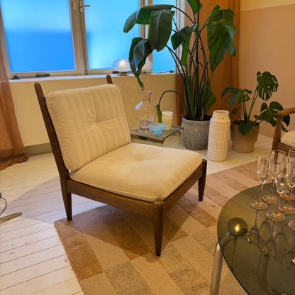 1970s Oak Lounge Chair