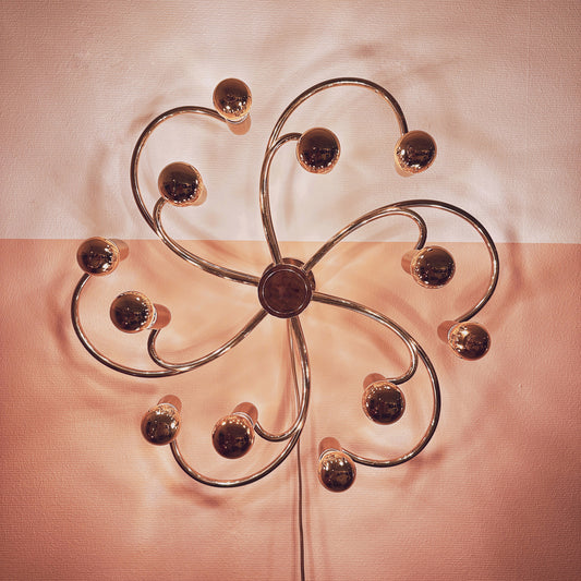 1970 ceiling- or wall lamp by Scolari for Helestra