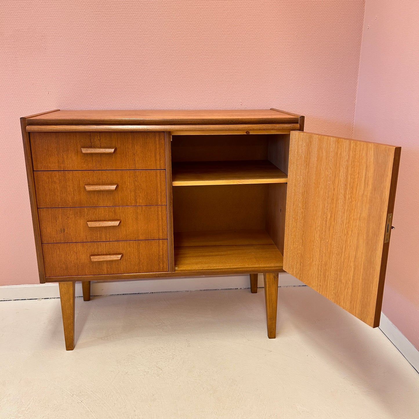 Swedish cabinet with drawers 1960