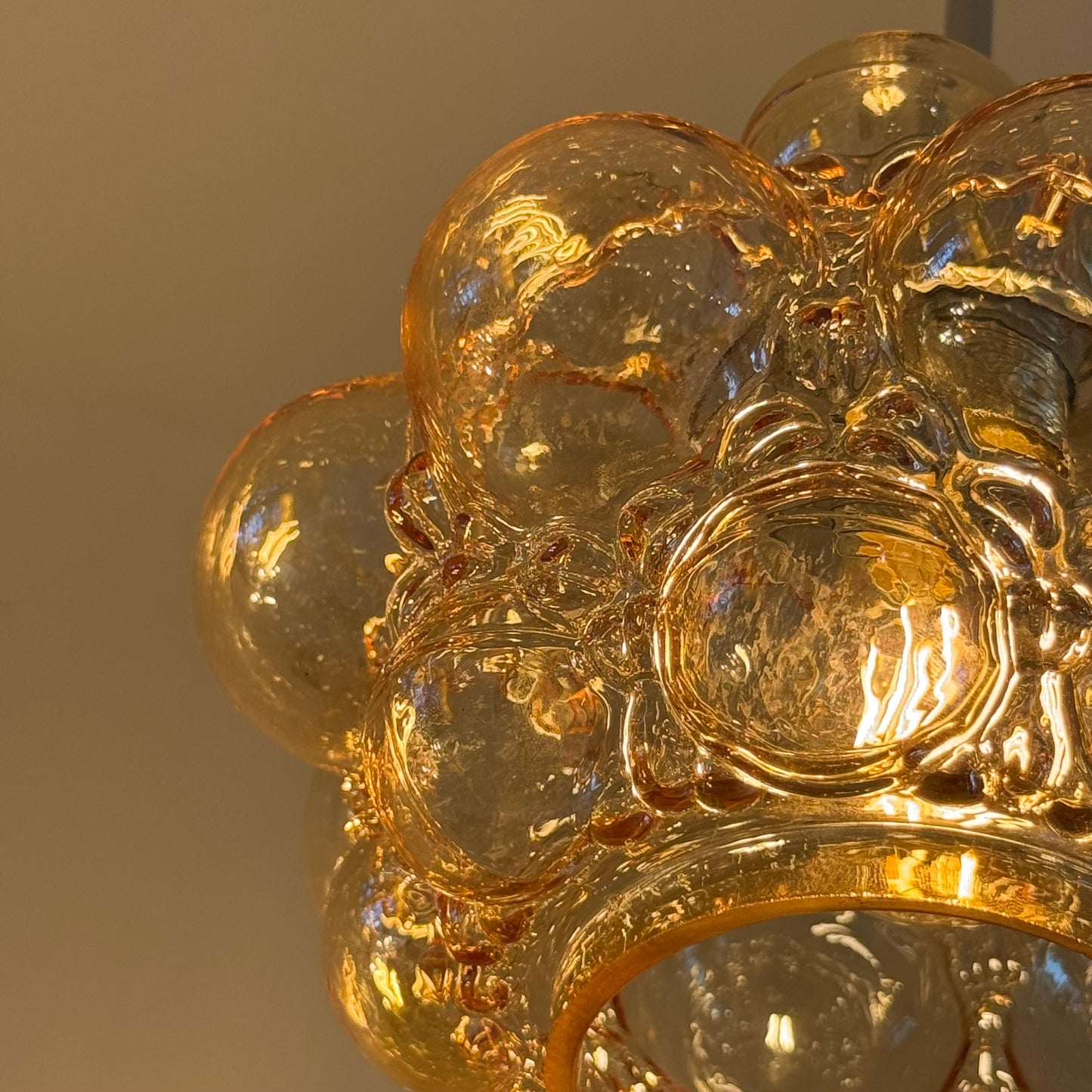 Helena Tynell amber bubble pendant light