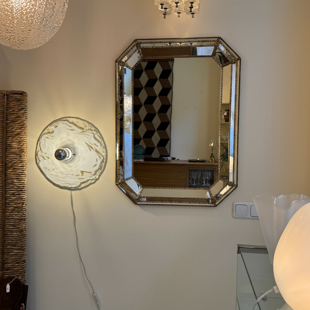 1980s Spanish Octagon mirror