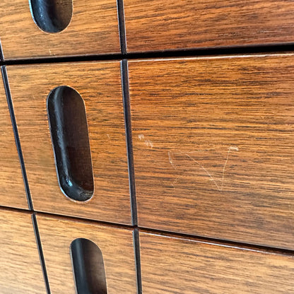 Walnut chest of Drawers, Giovanni Ausenda for Stilwood.