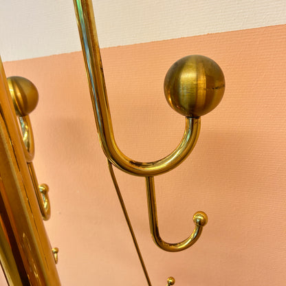 Italian brass coathanger