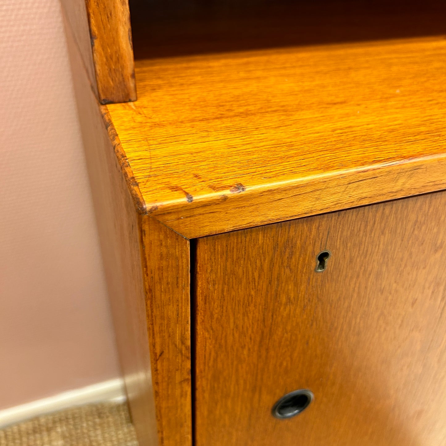 Swedish bookcase cabinet 1960