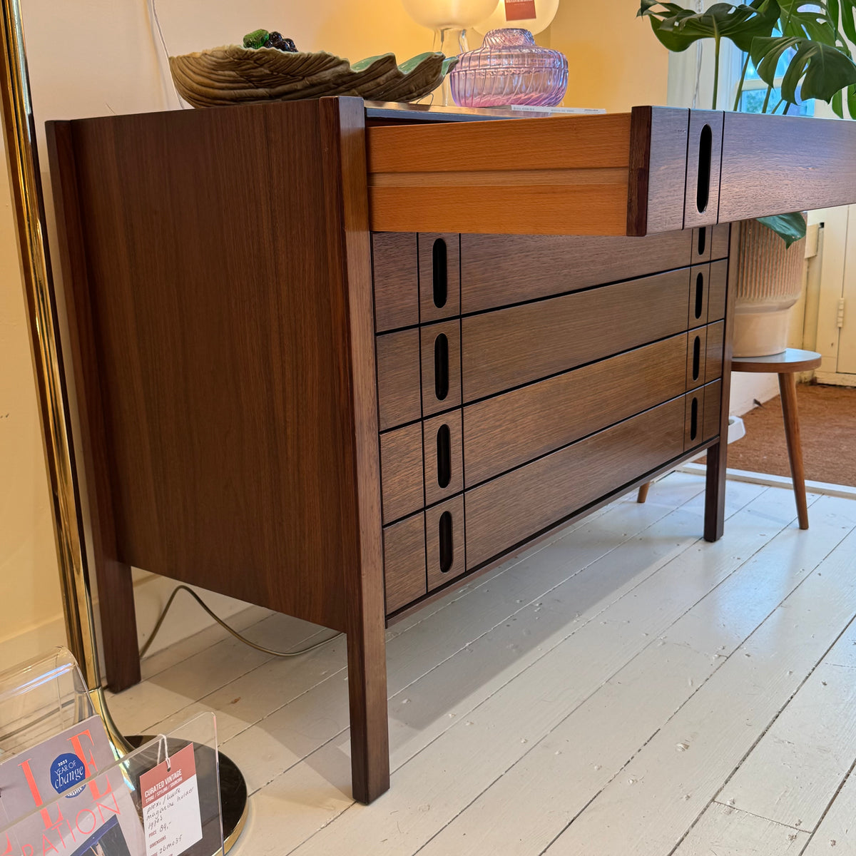 Walnut chest of Drawers, Giovanni Ausenda for Stilwood.