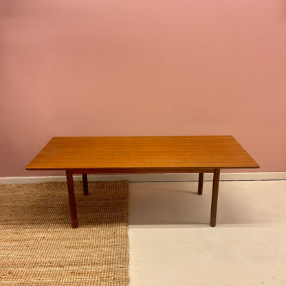 Mid-Century Rectangular Wooden Coffee Table