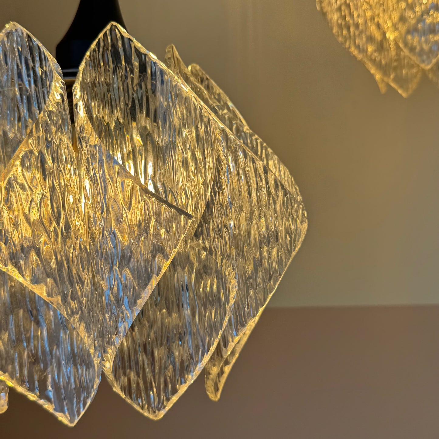1970s Marbach Acrylic Pendant Light